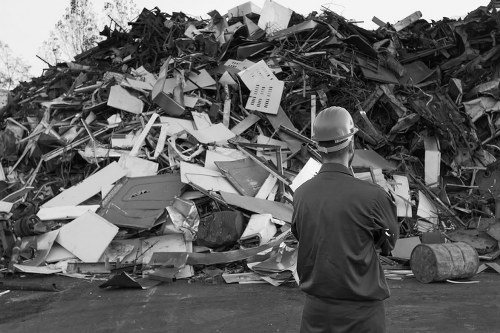 Garden debris being removed by experts