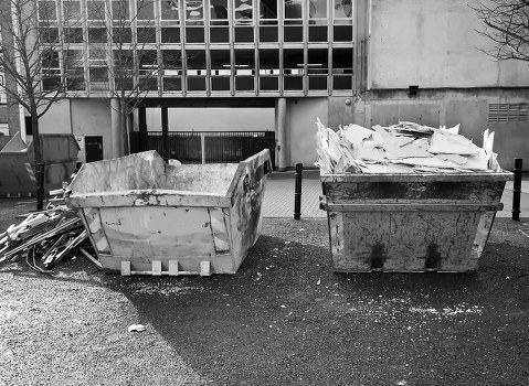 Garden debris being removed in Leytonstone