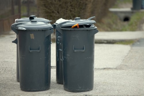 Local council waste collection services in action