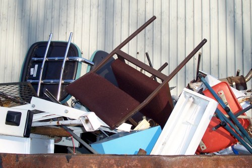 Before and after garden clearance in Sydenham