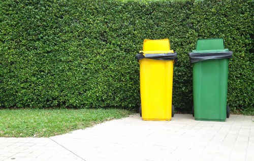 Beautifully cleared garden space