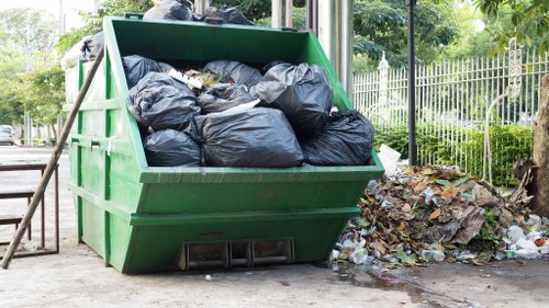 Tools and equipment used for garden clearance in Longlands