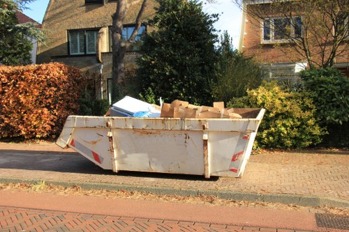 Professional clearing garden debris in Brent Park